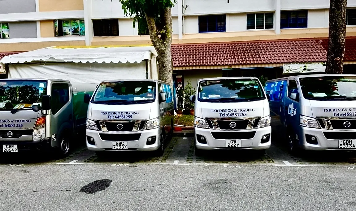 TXR Design & Trading company vehicles